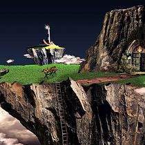 Mi Proyecto del curso Matte Painting: creando mundos fotorrealistas. El Retiro del Sabio. Un proyecto de Bellas Artes de Damián Requena Muñoz - 25.11.2015