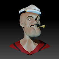 Mi Proyecto del curso Modelado de personajes en 3D. Un projet de 3D, Conception de personnages, Sculpture et Illustration traditionnelle de Sergio Moral Duque - 24.11.2015