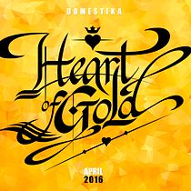 Heart of Gold. Mi Proyecto Final Caligrafía y lettering para manos inquietas.. Een project van Kalligrafie y  Ontwerp van Saba Mesa - 04.04.2016