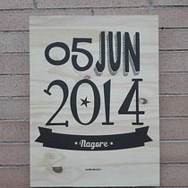 Serigrafía sobre madera Ein Projekt aus dem Bereich Siebdruck von antcu - 16.09.2017