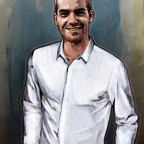 Mi Proyecto del curso: Del dibujo a lápiz a la ilustración digital RETRATO. Projekt z dziedziny  Sztuki piękne użytkownika Gonzalo Montoro - 12.01.2016