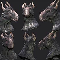 Mi Proyecto del curso: Modelado de personajes en 3D. Un projet de 3D , et Conception de personnages de LAURA VILLARROYA SANAHUJA - 09.02.2016