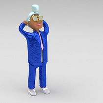 Mi Proyecto del curso: Diseño de personajes en Cinema 4D: del boceto a la impresión 3D. Een project van 3D van Stéphane Randunu - 08.02.2016