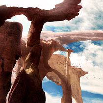 Curso Matte Painting: creando mundos fotorrealistas_Proyecto final. Fine Arts, Film, Video, TV, Design, Photograph, Traditional illustration, L, scape Architecture, Painting, and Advertising project by Carlos Gollán - 02.10.2016
