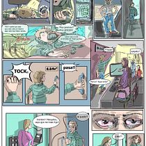 una noche un poco extraña. Comic project by Joxemi Hallika - 02.14.2016
