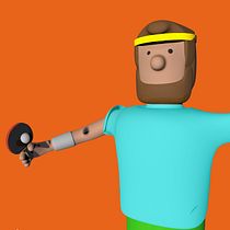 Mi Proyecto del curso: Diseño de personajes en Cinema 4D: del boceto a la impresión 3D. Een project van 3D y Ontwerp van personages van ibaezbido - 19.03.2016