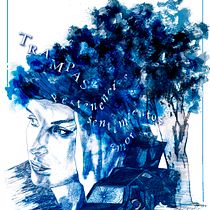 mi visión acerca de Azul de Kieslowski. Een project van Grafisch ontwerp y Traditionele illustratie van montse Fernandez Valero - 19.02.2016