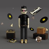 Mi Proyecto del curso: Diseño de personajes en Cinema 4D: del boceto a la impresión 3D. Een project van 3D van Luis Aguilera - 21.02.2016