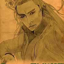 Thranduil. Een project van Traditionele illustratie van Mireia Muñoz - 11.03.2016