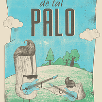 Mi Proyecto del curso: Poster para De Tal Palo, banda Argentina de rock. Projekt z dziedziny Design użytkownika antoquatt - 17.03.2016