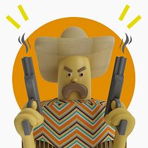 Mi Proyecto del curso: Diseño de personajes en Cinema 4D: del boceto a la impresión 3D. Een project van 3D van henrique_pesi - 29.03.2016