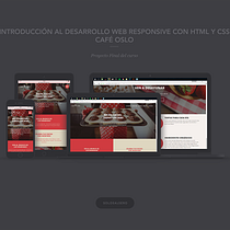 Proyecto curso: Introducción al Desarrollo Web Responsive con HTML y CSS - Café Oslo. Projekt z dziedziny Tworzenie stron internetow, ch, Projektowanie graficzne i Web design użytkownika Luis Miguel Maldonado Redondo - 22.04.2016