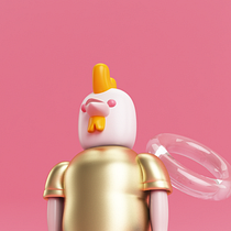 Mi Proyecto del curso: Diseño de personajes en Cinema 4D: del boceto a la impresión 3D. 3D project by Ignacio Virel - 05.27.2016