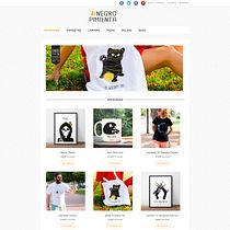 Negro Pimienta: Tienda online de regalos con diseño. Design, Traditional illustration, and Screen Printing project by Sandra Lopez Martinez - 07.10.2016