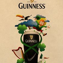 Guinness_Spirit of Ireland. Direção de arte e Ilustração tradicional projeto de Oscar MoMad - 16.07.2016