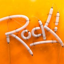Mi Proyecto del curso: Lettering 3D: modelado y texturizado con Cinema 4D. 3D projeto de Dan Cristian - 17.07.2016