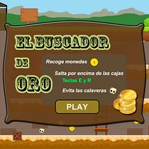 El Buscador de Oro. Un pequeño ejercicio para comprender la funcionalidad de Unity. Un proyecto de Diseño de juegos de Charlie García - 14.10.2016