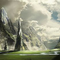 Mi Proyecto del curso: Matte Painting: creando mundos fotorrealistas. Graphic Design, and Traditional illustration project by di_ana44 - 09.07.2016