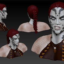 Shamash, bárbara goliat (D&D) Ein Projekt aus dem Bereich 3D von Lídia Cerezo Callau - 22.09.2016