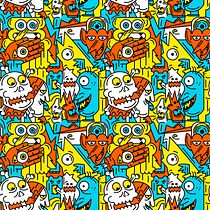 Mi Proyecto del curso: Pattern Design analógico y digital. Design gráfico e Ilustração tradicional projeto de tres26 - 29.09.2016