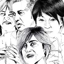 RETRATOS | Ilustración editorial. Traditional illustration, and Editorial Illustration project by Barantza - 09.24.2016