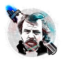 Luke Skywalker; mi proyecto del curso: Retrato ilustrado con Photoshop. Design gráfico e Ilustração tradicional projeto de AingeruH - 05.10.2016