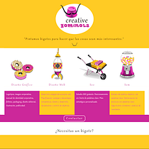 Creative Gominola: Desarrollo Web con HTML5 y CSS3. Projekt z dziedziny Tworzenie stron internetow i ch użytkownika María José Salva Rez - 29.03.2019