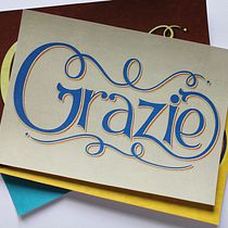 Grazie: Los secretos dorados del lettering. Graphic Design, Calligraph, Design, Traditional illustration, T, and pograph project by María Laura Damiani Figueroa - 10.24.2016