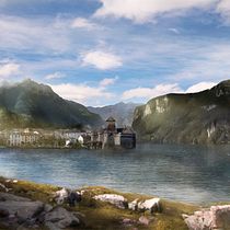 Mi primer matte painting. Design, Photograph, and Post-production project by Estanis Arena Estrade - 11.04.2016