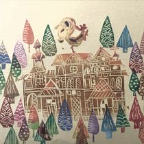 El gallo de los Cárpatos. Un proyecto de Ilustración tradicional y Serigrafía de belenovich - 05.11.2016