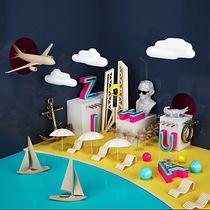 Zihuatanejo, Guerrero, MX. 3D, Art Direction, Graphic Design, Traditional illustration, and Advertising project by Jesus Jaimes Obé - 11.14.2016
