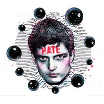 Mi Proyecto del curso: Retrato ilustrado con Photoshop ; Ian Curtis. Fotografia e Ilustração tradicional projeto de VIRGINIA BALSERA - 09.11.2016
