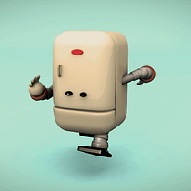 Mr. Fred Fridge. Een project van 3D y Animatie van Hilari Et - 26.11.2016