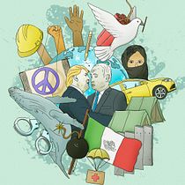 Ilustración para Prensa: Cambio 16. Design, Design editorial, Design gráfico e Ilustração tradicional projeto de Carlos Vicente Punter - 23.11.2016