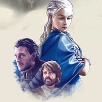 Game of Thrones. Projekt z dziedziny Komiks, Projektowanie graficzne, Trad, c i jna ilustracja użytkownika Thomás Reynoso Vazquez - 21.07.2018