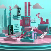Mi Proyecto del curso: Dirección de Arte con Cinema 4D NYC. 3D, Art Direction, and Design project by Sebastian Betancur - 12.12.2016