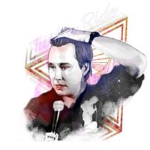 Mi Proyecto del curso:Bill Hicks, Just a Ride. Ilustração tradicional projeto de Bibi Gómez - 14.12.2016