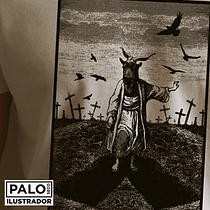 Lamb of God. Projekt z dziedziny Projektowanie graficzne, Trad, c, jna ilustracja i Sitodruk użytkownika Pablo Sotelo - 18.12.2016