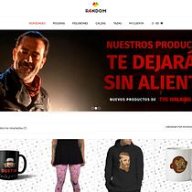 R4NDOM: Tienda online de productos en tendencia . Projekt z dziedziny Tworzenie stron internetow, ch i Design użytkownika Jemima Gallardo Alarcon - 19.12.2016
