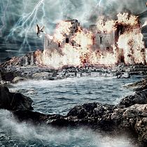 Matte Painting: Creating Photorealistic Worlds - End Of The Empire.. Design, Graphic Design, Traditional illustration, Photograph, and Post-production project by Xavier Chico Moreira - 12.21.2016