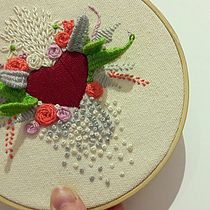 Mi primer contacto con el bordado como método de expresión.... Fine Arts, Design, Arts, and Crafts project by Paloma Téllez Lazcano - 01.01.2017