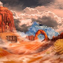 Mi Proyecto del curso: Matte Painting: creando mundos fotorrealistas. Set Design, Sculpture, Traditional illustration, and Painting project by David Sanchez Rodriguez - 02.13.2017