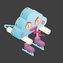 Mi mini mecha kajiu. Un projet de Illustration traditionnelle de Ana Pérez Fuertes - 11.01.2017