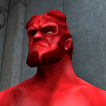 Proyecto final (Modelado de personajes en 3D). HELLBOY ;). Projekt z dziedziny 3D, Design, Rzeźba, Trad, c i jna ilustracja użytkownika Nicolás Lomelín - 13.01.2017