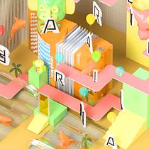 Barranquilla: Dirección de Arte con Cinema 4D. 3D, Fine Arts, and Graphic Design project by Ricardo Yepes Visbal - 01.18.2017