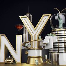 New York City!. 3D, Art Direction, and Design project by Sasha Gonzalez Angelillo - 01.19.2017