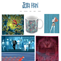 JOTA HAN -Creative-. Projekt z dziedziny Br, ing i ident, fikacja wizualna, Tworzenie stron internetow, ch, Web design, Trad, c i jna ilustracja użytkownika NIBEL UNGO - 26.01.2017
