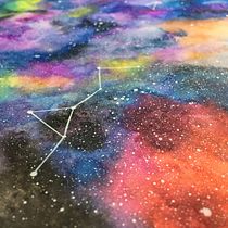 Deep Space. Fine Arts, and Traditional illustration project by María Fernández - 02.01.2017