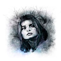 Mi Proyecto del curso: Retrato ilustrado con Photoshop Hope Sandoval de Mazzy Star. Projekt z dziedziny Trad, c i jna ilustracja użytkownika Doira Barrio Paratcha - 01.02.2017