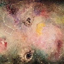 Mi Proyecto del curso: Galaxia. Traditional illustration project by sgenoher - 02.08.2017